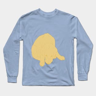 Golden Labrador saying Sorry Long Sleeve T-Shirt